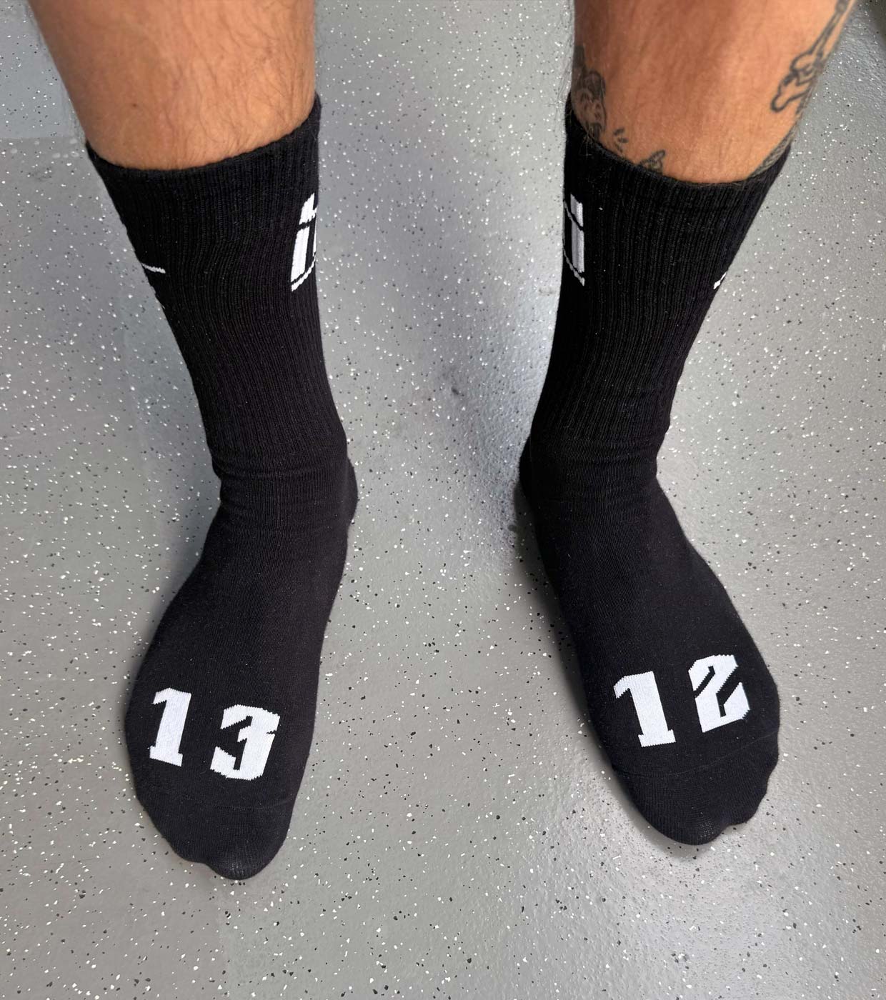 Mr. Serious cops can't dance socks black 1312