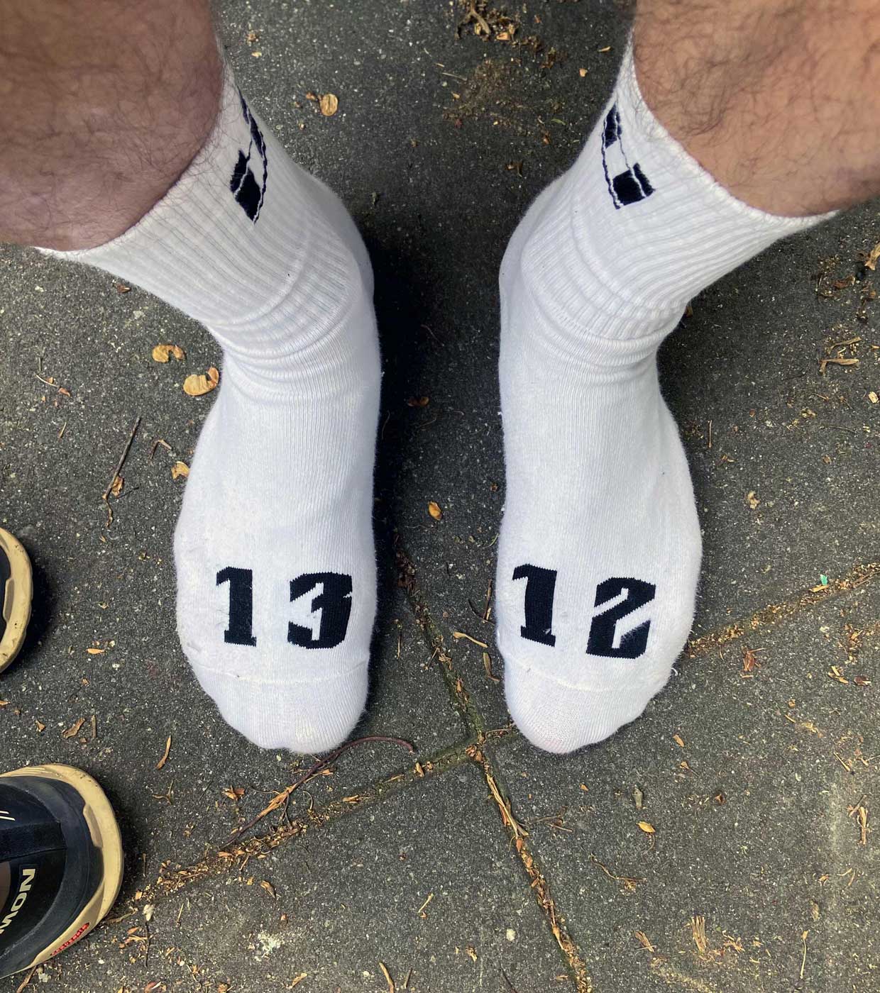 Mr. Serious cops can't dance socks white 1312