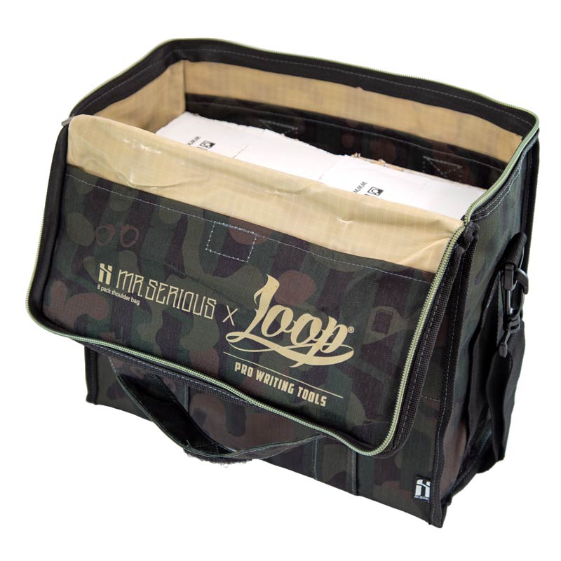 8 pack loop shoulder bag camouflage